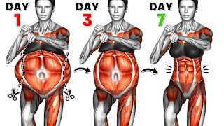 ➜ 30-Min Standing Full Body Workout to Burn Hanging Belly Fat & Thigh Fat | Lose Weight at Home Fast