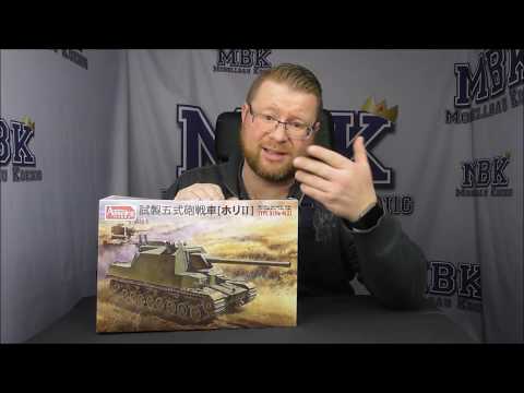 MBK packt aus #270 - 1:35 IJA Experimental Gun Tank Type 5 Ho-Ri II (Amusing Hobby 35A031)