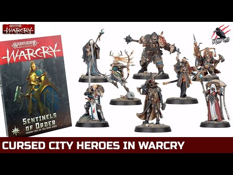 USE CURSED CITY HEROES IN WARCRY - 1000 Point Warband With Cities Of Sigmar Fighter Cards Abilities