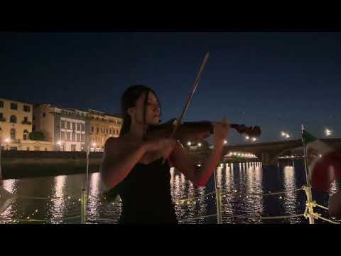 Stunning rendition of “Godfather Theme” played on violin in Florence, Italy