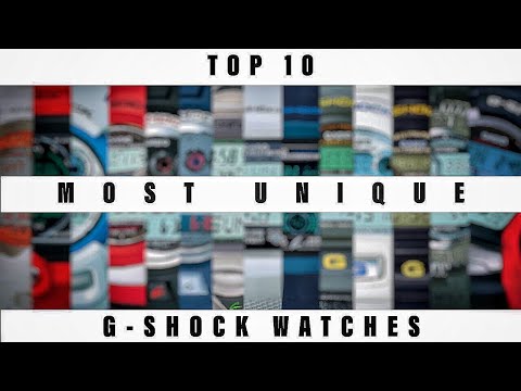 TOP 10 MOST UNIQUE G-SHOCK WATCHES