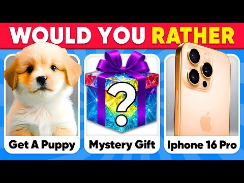 Would You Rather - MYSTERY Gift Edition 🎁😲 Quiz Galaxy
