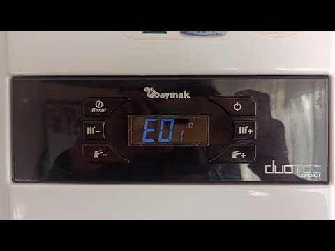 Baymak Duotec Compact E01 arızası nedir ? | Baymak kombi arızaları