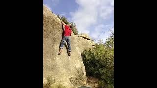 Video thumbnail of Problem 29 (Beer Action), 6c. El Cogul