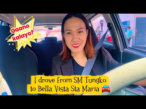 How long does it get you to drive from SM San Jose Del Monte to Bella Vista San Vicente Sta Maria?🚘 