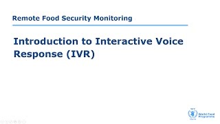 Introduction to Interactive Voice Response (IVR)