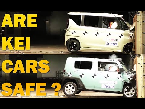 Thumbnail for Are Japanese KEI cars safe? Crash test comparison: NISSAN ROOX vs DAIHATSU TAFT by Nissan