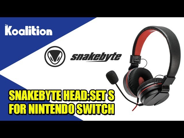 Vídeo relacionado con Snakebyte Headset S Stereo for use with Nintendo Switch Console
