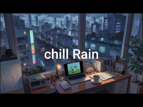 Solo Time at the City Window 🪟🌧️ Chill Lofi for Quiet Focus ☕