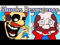 FNF SHUCKS RESURGENCE ALL CUTSCENES SML Movie Resurgence The Charity Irida Shucks Demo