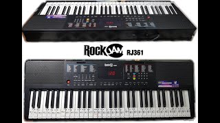Video thumbnail for RockJam - RJ 361 (DEMO songs) by Keyboards - review - repair