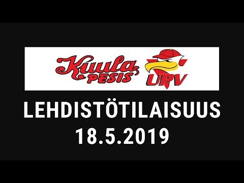 Lehdistötilaisuus: Kuula - UPV 18.5.2019