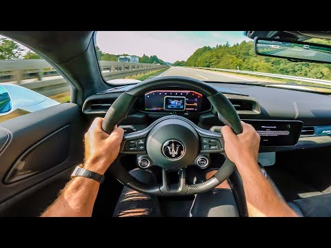 POV: Maserati MC20 full throttle try on german Autobahn