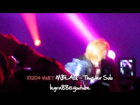 101204 MNET MBLAQ - Thunder Solo