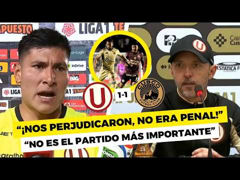CONFERENCIA de JAVIER RABANAL tras POLÉMICO EMPATE de UNIVERSITARIO ante CUSCO FC: BRONCA de ROMERO