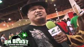 ONBLAST DVD Godfather (Booyah Tribe) Interview  @ Magic Show Las Vegas