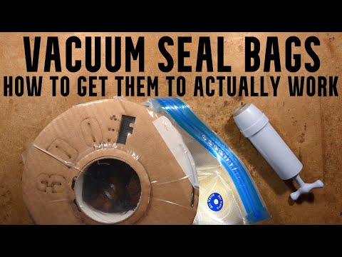 How to get your vacuum seal bags to work
