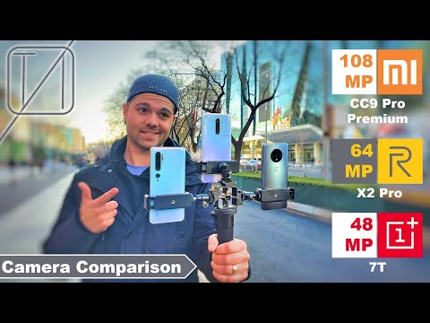 Xiaomi CC9 Pro Premium vs Realme X2 Pro vs OnePlus 7T Camera Comparison