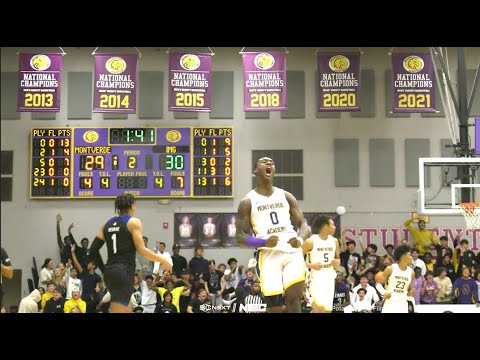 Montverde vs IMG: The Second Movie - 12.2.21 Dariq Whitehead (31 points 10-19 FG)  vs Keyonte George