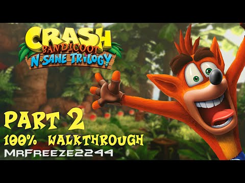 Crash Bandicoot 1 - N. Sane Trilogy - 100% Walkthrough Part 2 - All Gems