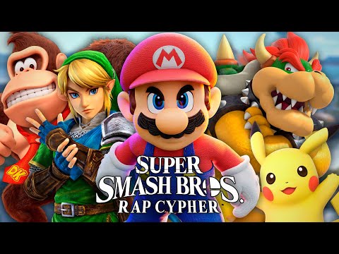 SUPER SMASH BROS RAP CYPHER - Aplasta a tus Rivales | Keyblade, Zarcort, Sharkness, Jacky & Kronno