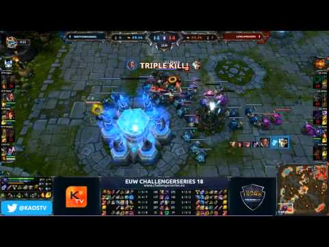 Highlight ending LowLandLions vs mYm EUW Challenger Series #18 by KaosTV