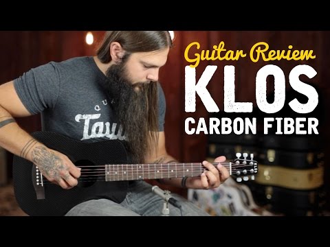 KLŌS Acoustic Travel Guitar - 2016 - Black Carbon Fiber image 7