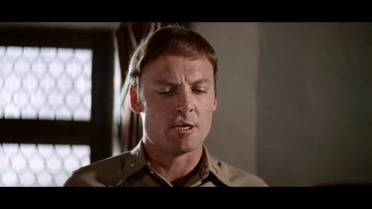 The Ninth Configuration entire swordfish scene. Masterpiece of cinema history.