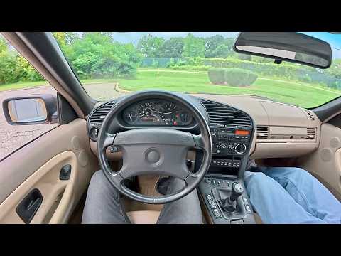 1995 E36 BMW 325i (5-Speed Manual)  - POV Driving Impressions