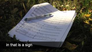 Among the Signs (SAB Choir) Robinson McClellan - Perusal Video