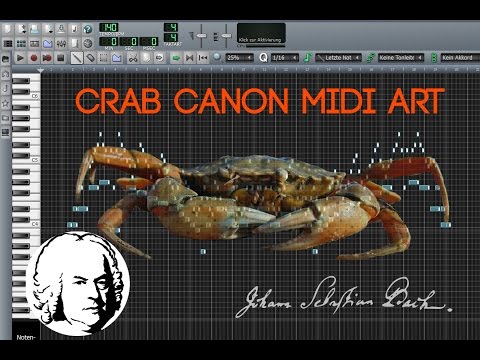 J. S. Bach's Crab Canon is MIDI Art