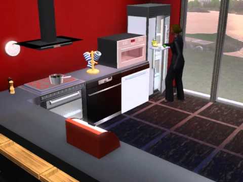 Sims 3 - Late Night Buttler ''Nadina''tut nichts wenn das Essen anbrennt.