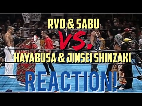 CLASSIC ECW MATCH!! RVD & Sabu Vs. Hayabusa & Jinsei Shinzaki 8-2-98 Reaction!