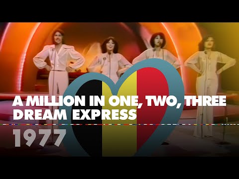 A MILLION IN ONE, TWO, THREE - DREAM EXPRESS (Belgium 1977 – Eurovision Song Contest HD)