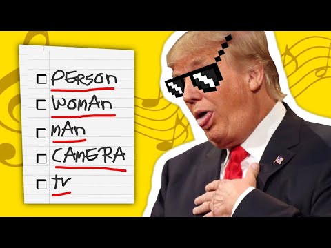 "Person. Woman. Man. Camera. TV." - Remix of Trump's Cognitive Test