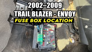 2002–2009 Trail Blazer & Envoy : Fuse Box Location