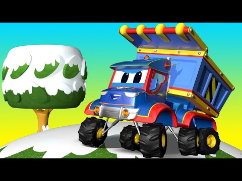 Truck videos for kids - THE DUMP TRUCK SPECIAL WINTER !  Super Truck in Car City !