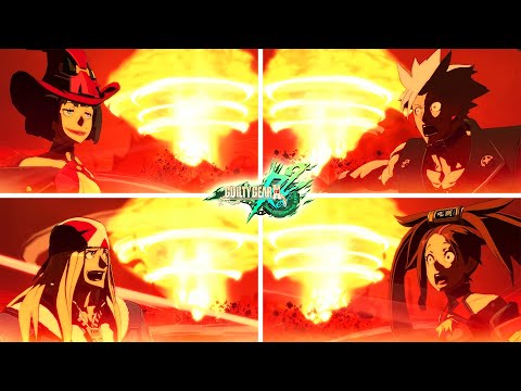 Guilty Gear Xrd Rev 2 - All Characters React to Dizzy Instant Kill