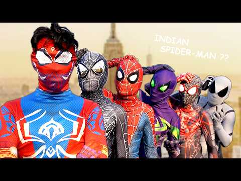 Indian Spider-Man ?? Pro 6 SuperHeroes Story !! ( Funny Movie By FLife TV )