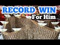 RECORD WIN FOR HIM ... Playing The High Limit Coin Pusher Jackpot WON MONEY ASMR