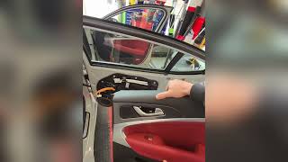 2025 Genesis G70 front and rear door panel POV removal.