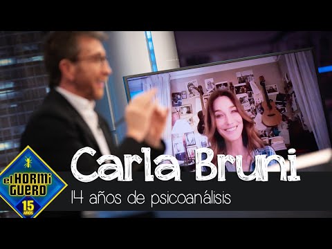 Carla Bruni desvela qué ha aprendido de sí misma tras 14 años de psicoanálisis - El Hormiguero