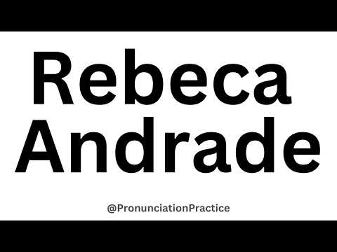 How to Pronounce Rebeca Andrade CORRECTLY