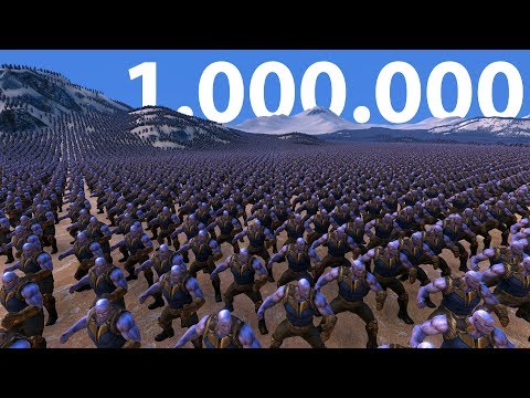 1 MILLION THANOS - Ultimate Epic Battle Simulator