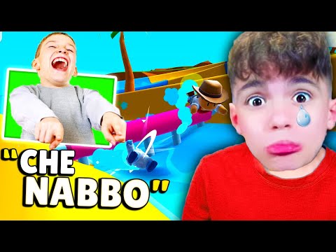 MIO FIGLIO VIENE INSULTATO DURANTE IL PROVINO PER IL TEAM DI SOLI PRO PLAYER!😭su STUMBLE GUYS