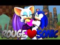 SFM Rouge Abraza A Sonic Animación Monstercat