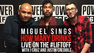Miguel sings &quot;How Many Drinks?&quot; Live