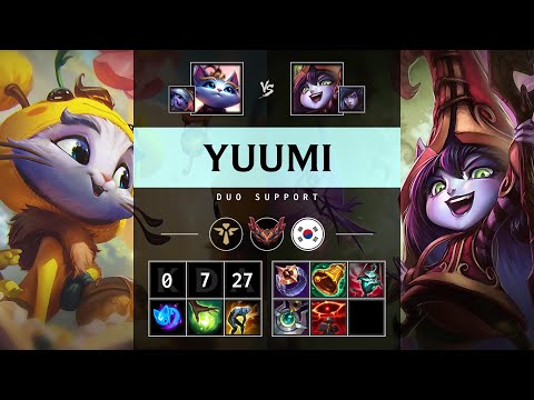 Yuumi Support vs Lulu - KR Grandmaster Patch 25.14