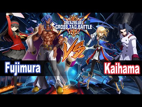BLAZBLUE CROSS TAG BATTLE fujimura 51 (Azrael, Yukiko) vs Kaihama23 (Jin, Akatsuki) BBTAG Ranked