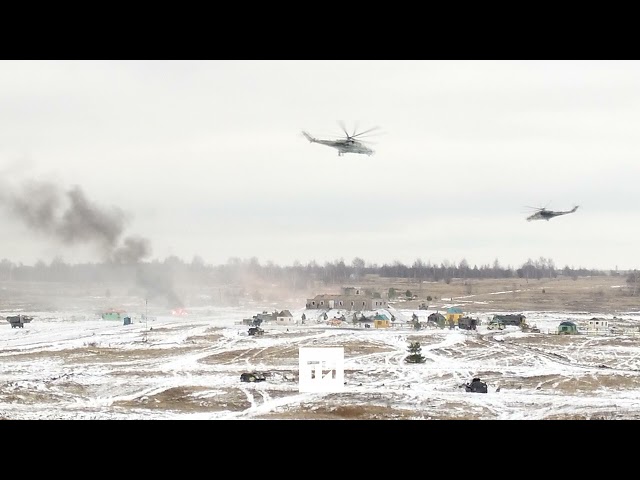 Финальный день учений миротворческих сил стран ОДКБ